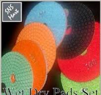 4" Diamond Polishing Pads Disc Wet/Dry Granite Concrete