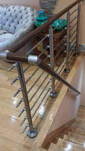 Get The Modern Waterproof Aluminium Stair Railing On Wall Mounted Diy Railing Kits Modern Stairs Staircase Railings Handrail