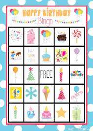 Creative Birthday Gifts For Friends Fun Squared Birthday Card Printable Birthday Games For Kids Birthday Bingo