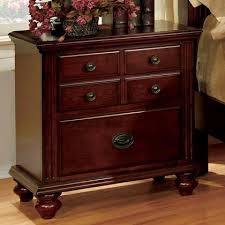 Shoppers can redesign their decor with. Furniture Of America Gabrielle Ii Nightstand Cm7083n Cherry Appliances Connection