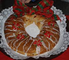 Sift together flour, baking powder, and baking soda. How To Make Christmas Coffee Cakes