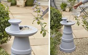 Diy Pour Fabriquer Un Abreuvoir Pour Les Oiseaux Tuto Recup Pot De Fleurs 18h39 Fr Pot De Fleurs Abreuvoir Oiseaux Pot De Fleur Exterieur