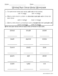 Verbs Worksheets Verb Tenses Worksheets