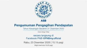Pengagihan dividen serta kadar dividen asb tidak dijamin untuk setiap tahun. Dividen Asb 2020 Kadar Pengagihan Pendapatan Bonus