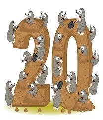 Zahl Nummer Number 20 Numbers Preschool Lettering Alphabet Scooby Doo