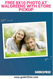 Free 8x10 Photo At Walgreens With Store Pickup Guide2free Samples 8x10 Photo Best Money Saving Tips Photo