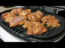We did not find results for: Grilled Chicken Thighs With Bbq Sauce Indoor Cooking On A George Foreman Grill Youtube