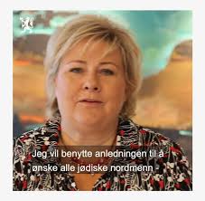 The government was appointed by king harald v on 16 october 2013 following the parliamentary election on 9 september. Statsminister Erna Solberg Onsker Alle Jodiske Venner Transparent Png 1100x720 Free Download On Nicepng