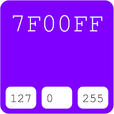 violet color wheel 7f00ff hex color code schemes paints