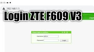 User = admin / admin · password = telkomdso123. Login Modem Zte F609 V3 Youtube
