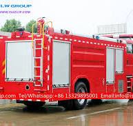 4X2 ISUZU GIGA 8000liters water tank fire truck
