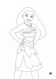 Coloriage Vaiana A Imprimer Vaiana