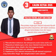 Visi misi ketua osis yang keren, unik, dan kreatif. Txvjckyaqyaktm