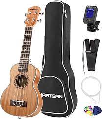 Previous next 2 / 34. Amazon Com Martisan Soprano Ukulele Mahogany 21 Inch Professional Ukulele Hawaii Ukelele Aquila String With Gig Bag Beginner Starter Pack Tuner Strap Nylon Strings Picks Musical Instruments