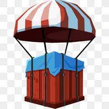 Vector Cartoon Airdrop Eating Chicken Game Gift Pack In 2021 Gaming Gifts Cartoon Gift Box Icon