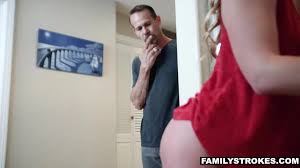 Stepfather trains his stepdaughter for college - Family Porn