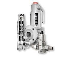 Safety valves, pressure reducing valves and overflow valves