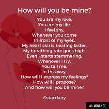 Love Expressive Proposal Shy Feelings Poems You Are My Life Feelings Poems