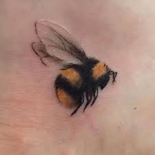 Bombus Affinis Inside Of Right Ankle Bee Tattoo Bumble Bee Tattoo Tattoos