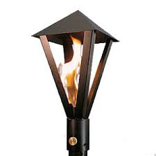 Big Kahuna Gaslight Propane Natural Gas Tiki Torch Permanent Mount