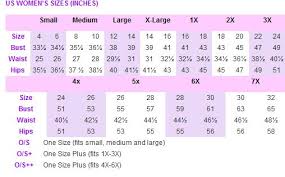 Ladystrange Lingerie Size Charts