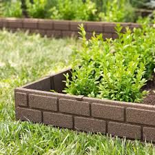 Make the face of each brick flush with the ground on either side of the trench and with the brick. Brick Border Tuscan Path