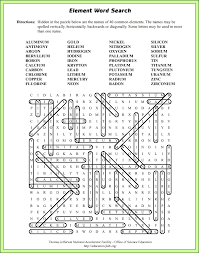 Element Word Search Sample Answers Answer Key Answer Key Worksheets Map Activities Answer Keys