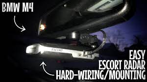Escort max 360 is another beyond a conventional radar detector by escorts's unmatched max detector line, with extreme range capability, fastest it has the capacity to detect diverse types of detection signals even over long distances. Super Easy Escort Radar Mount And Hard Wire In My Bmw M4 Ma Car Broker Ma Car Broker Youtube