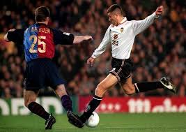Adrian bucurel ilie (romanian pronunciation: Barcelona 2 Valencia 3 In Feb 1999 At Camp Nou Adrian Ilie And Ronald De Boer In Action In The Copa Del Rey Quarter Final Camp Nou Football Baseball Cards