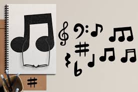 Download Music Notes Graphic By Revidevi Creative Fabrica SVG Cut Files