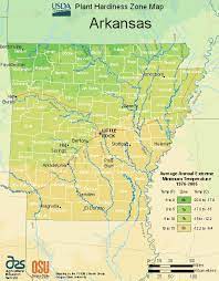 Arkansas Planting Zones Usda Map Of Arkansas Growing Zones Plant Hardiness Zone Map Plant Hardiness Zone Vegetable Planting Calendar