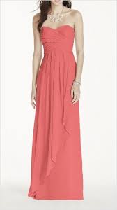 Coral Reef Bridesmaid Dress From Davids Bridal Love Bridesmaid Dresses Long Chiffon Black Chiffon Bridesmaid Dresses Bridesmaid Dresses With Sleeves