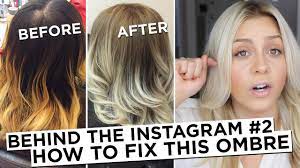 Toners come in a so many blonde shades from lightest ash blonde and white to how well i know what you are writing about! Behind The Instagram 2 How To Fix Brassy Blonde Ombre Hair Youtube