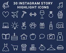 Birthday Cake Icons Birthday Instagram Highlight Cover Black 30 Instagram Highlight Icons Navy Blue And White Instagram Highlight Icons Pink Instagram Story Highlights