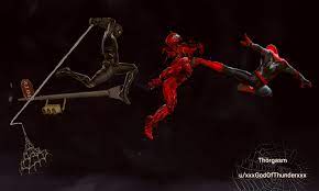 To further promote the imminent release of venom: Spidey Night Monkey V Carnage Gif Battle Marvel Future Fight