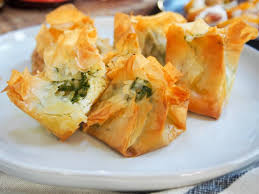 1 filo dough, clotted cream, granulated sugar, green powder pistachio, 1/2 tablespoons butter, for over: Pesto Goats Cheese Filo Parcels Caroline S Cooking