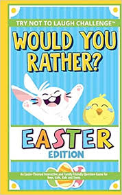Our easter quiz questions are for all the little ones to enjoy, although big kids at heart are welcome to join! Amazon Com The Try Not To Laugh Challenge Would You Rather Easter Edition An Easter Themed Interactive And Family Friendly Question Game For Boys Girls Kids And Teens 9781951025694 Crazy Corey Libros