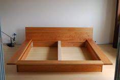 Solid Cherry Flat Box Frame Modern Details Substructure Removed Desain Furnitur Kamar Tidur Desain Tempat Tidur Kayu Desain Tempat Tidur Modern
