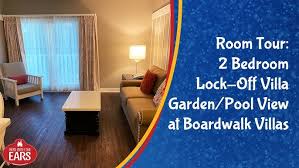 Hotel room types according to view from the room. Boardwalk Villas 2 Bedroom Villa Garden Pool View Room Tour Youtube