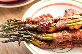Brown Sugar Bacon Wrapped Asparagus