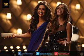 A special screening of ye jawani hai deewani held in the presence of all starcast ranbir kapoor,deepi padukone,aditya roy kapur,kalki kochlin. Deepika Padukone In Blue Saree Yeh Jawani Hai Deewani Deepika Padukone Foto 38835493 Fanpop