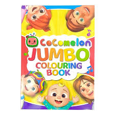 Here is a free downloadable coloring page of jj at the beach. Cocomelon Jumbo Colouring Book Over The Rainbow