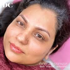 of skin and blend with their hair colour. Skin tone