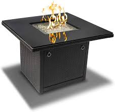 Maybe you would like to learn more about one of these? Espresso Brown 2 Pack 1 Lb Tonga Torch Black Tempered Tabletop W Arctic Ice Glass Rocks And Resin Wicker Panels Outland Living Series 403 Brown 44 Inch Outdoor Propane Gas Fire Pit Table Outdoor Heating Fire