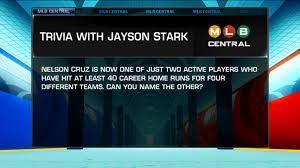 This conflict, known as the space race, saw the emergence of scientific discoveries and new technologies. Mlb Central Trivia With Stark 08 21 2020 Mlb Com