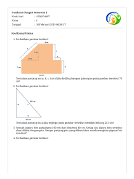 Perhatikan contoh di bawah ini. Contoh Soal Bangun Datar Gabungan