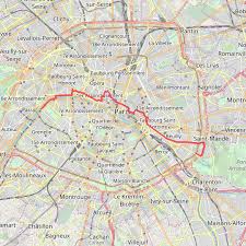 Trace Gps Paris Iena Porte Doree Itineraire Parcours