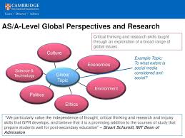 Cambridge international as and a level global perspectives and research (9239) learners. What Everyone Ought To Know About Ppt Download