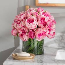 Here i compiled many big and tiny lovely flowers like roses proper care for the artificial flower arrangements in the vase. Large Faux Flower Arrangements Wayfair