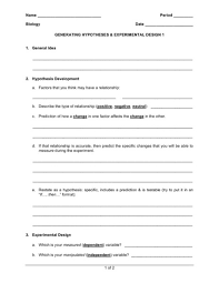 Experimental design worksheet, experimental design diagram and. 30 Experimental Design Practice Worksheet Worksheet Resource Plans